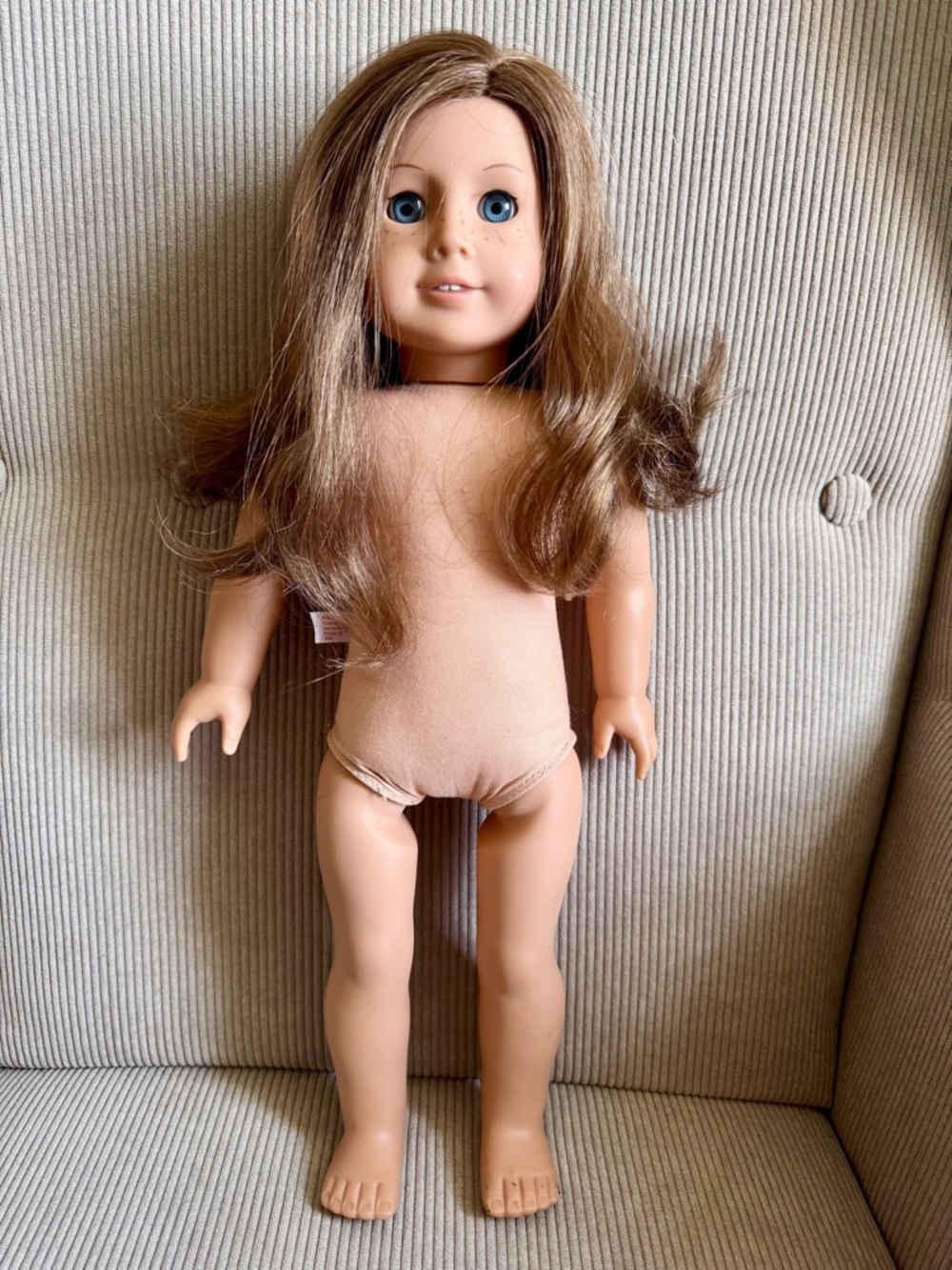 American Girl Doll Pleasant Company Early 2000s Freckles Blue Eyes